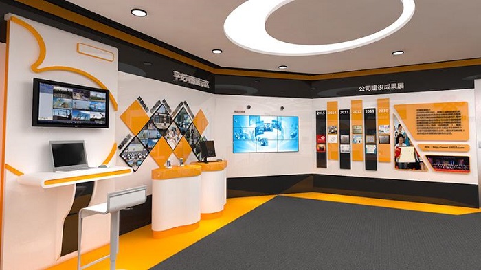 企業(yè)展廳設(shè)計效果圖,企業(yè)展廳方案