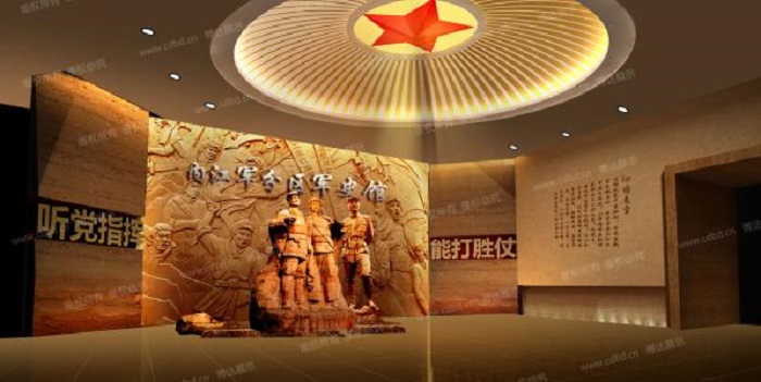軍史館展廳,軍史館效果圖,博物館設(shè)計方案,軍史館方案