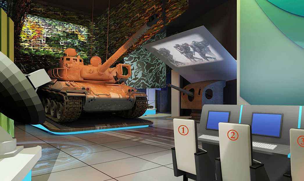 軍事設(shè)計科技展廳